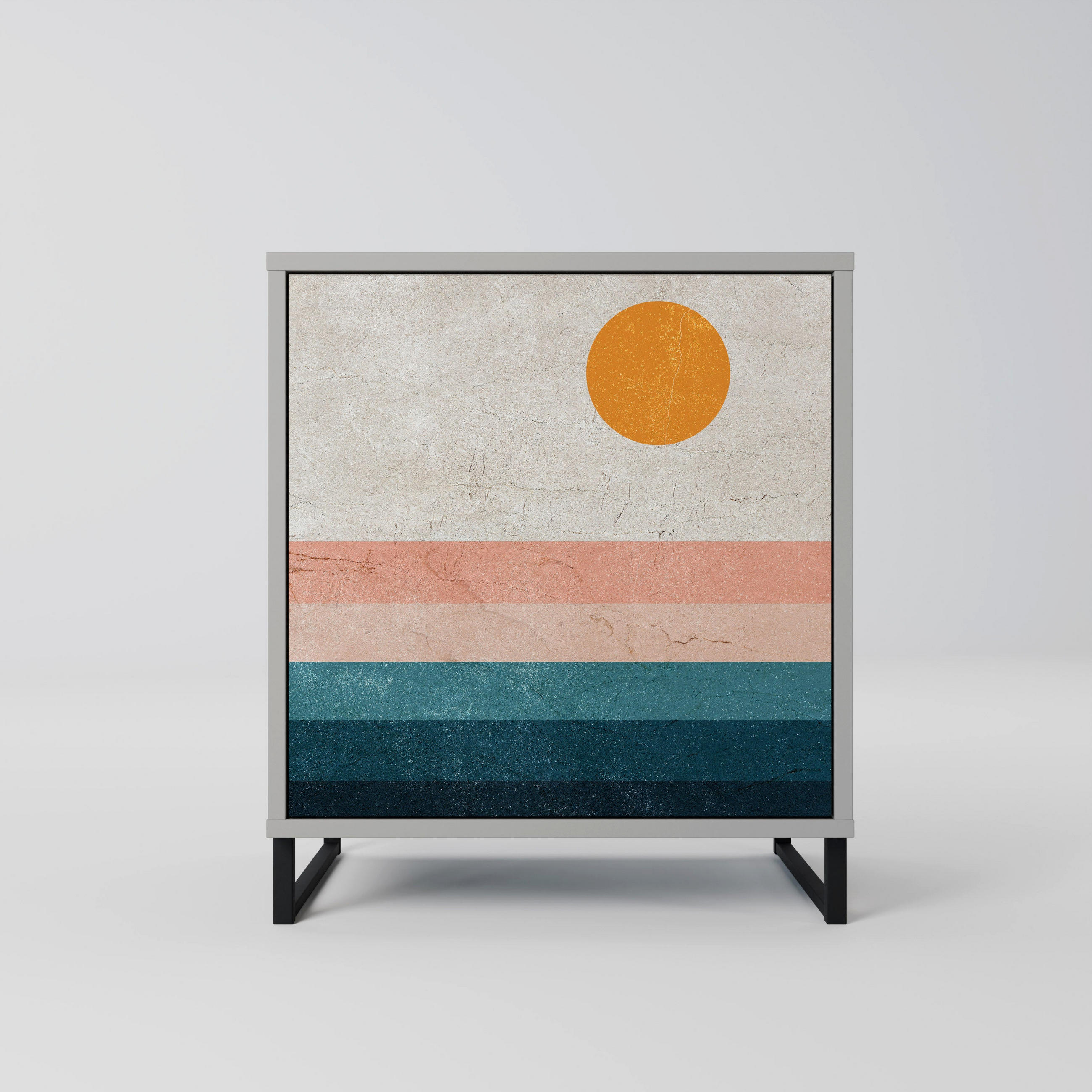 SpaceRebels Sideboard Grau 57.5x67.5x42 cm