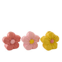 SPARSCHWEIN BLUME (3ER SET) - Multicolor, Glas/Naturmaterialien (7.5/16/16.5cm) - J-Line