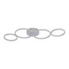 LED-DECKENLEUCHTE Luftblase 88/31/5.7 cm - Weiß, Metall (88/31/5.7cm) - Nettlife