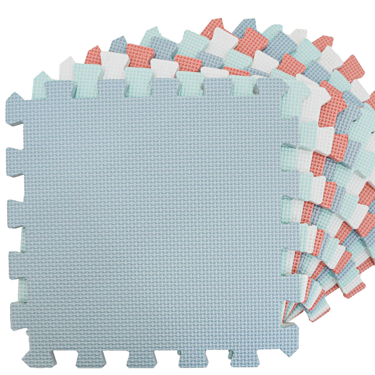 SPIELMATTE ab Null - 360/120 cm Puzzlematte Bunt - Multicolor, Kunststoff (30/30cm) - Littletom