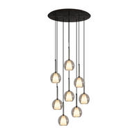 GALERIELEUCHTE Belluna 8-flammig Klar Ø 14cm - Klar, Glas (14/14/35cm) - s.luce