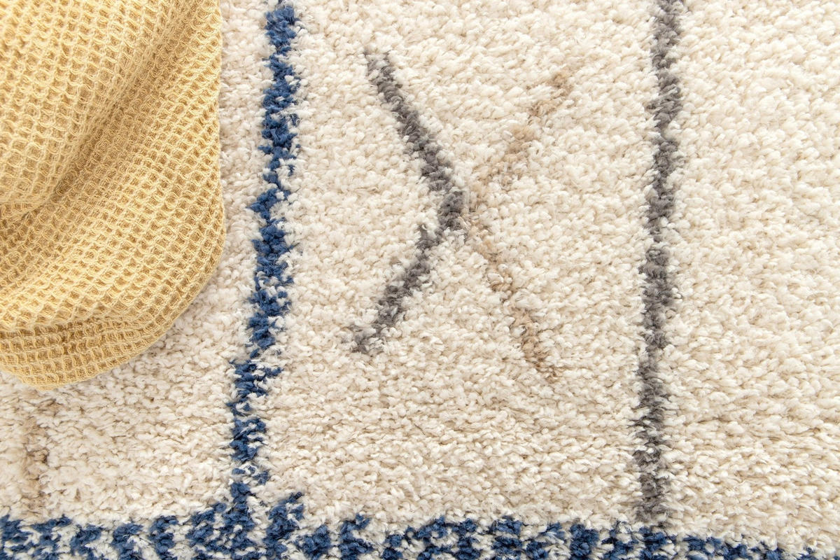 TEPPICH weich Ethno-Stil blau - Blau, Textil (160/230cm) - AFK Living