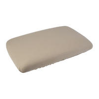 NACKENKISSEN-SPANNBEZUG BasicSoft Baumwoll-Jersey mit Elasthan plaza-taupe 40/70 cm - Taupe, Textil (40/70cm) - beties Heimtextil