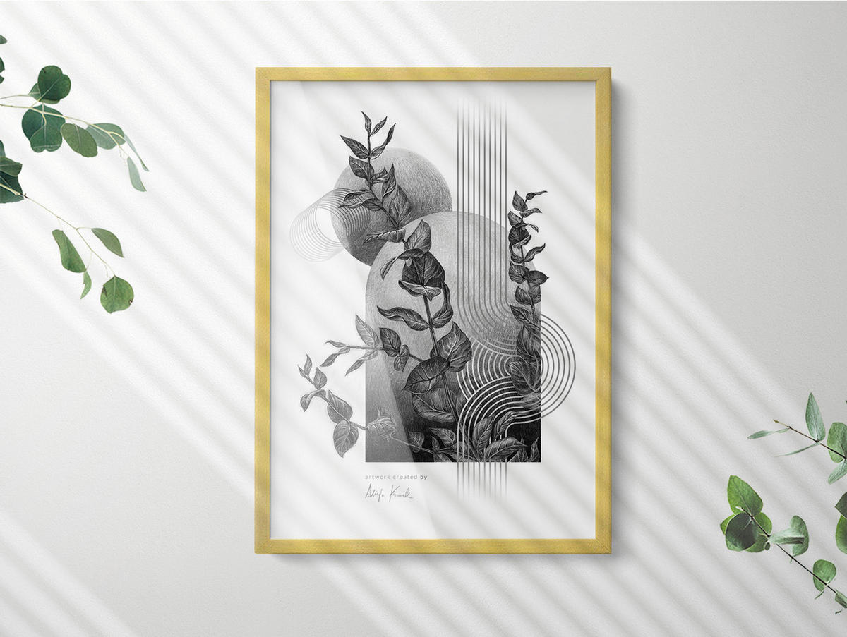 BILDERRAHMEN - Silberfarben, Kunststoff (50/70/1.5cm) - Wallfluent