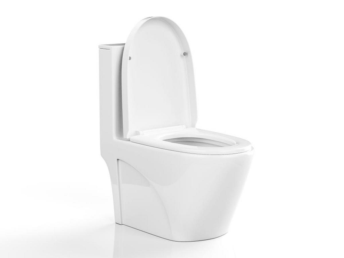 STAND-WC aus Keramik - Weiß - NAGILAM - Weiß, Keramik (69/78.5/39cm) - Vente-Unique