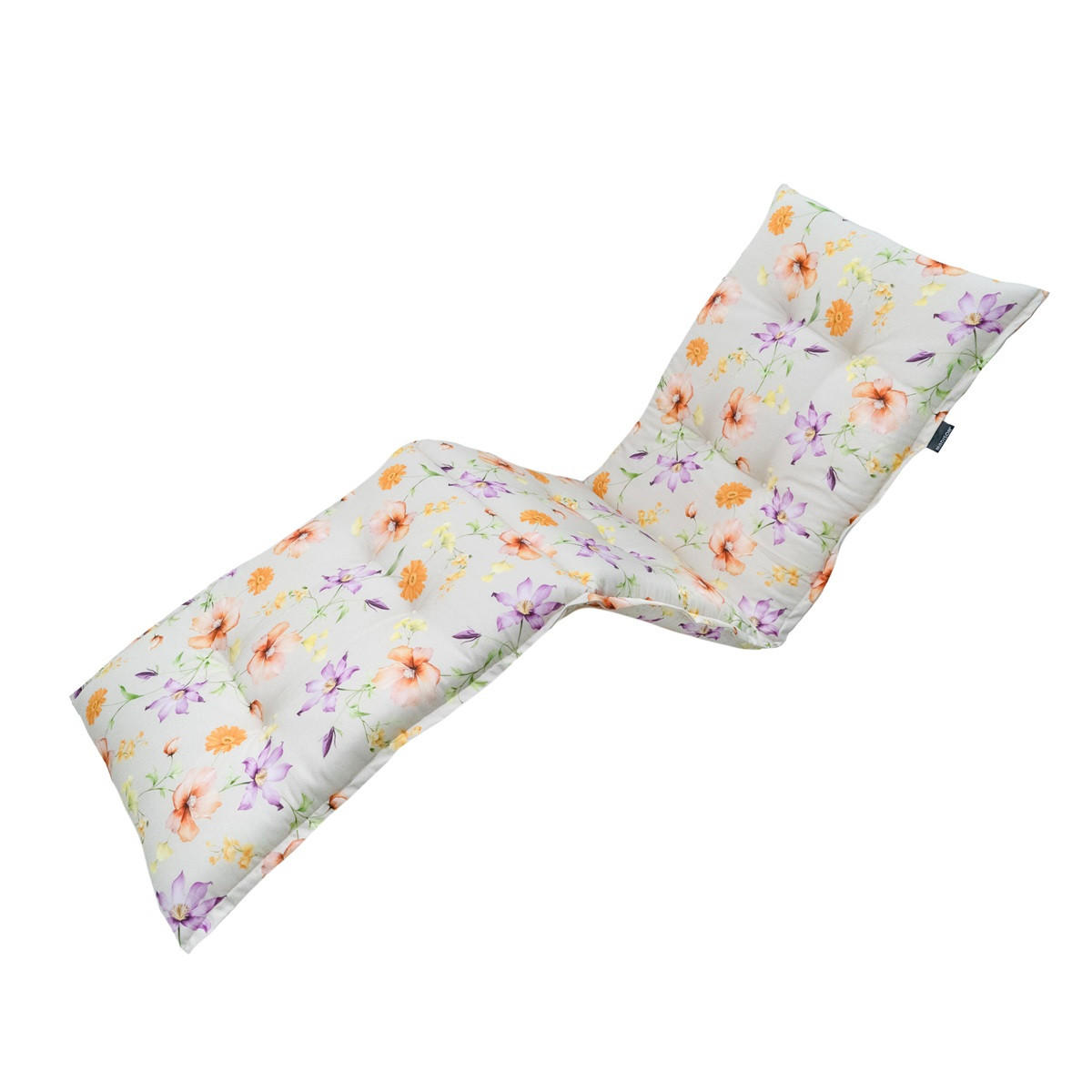 LIEGENAUFLAGE Florina 200/65 cm - Multicolor/Orange, Textil (65/8/200cm) - Madison