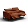 RELAXSOFA RODEN 3-Sitzer, rostrot - Orange, Holz/Textil (194/82/103cm) - Courtois Laville