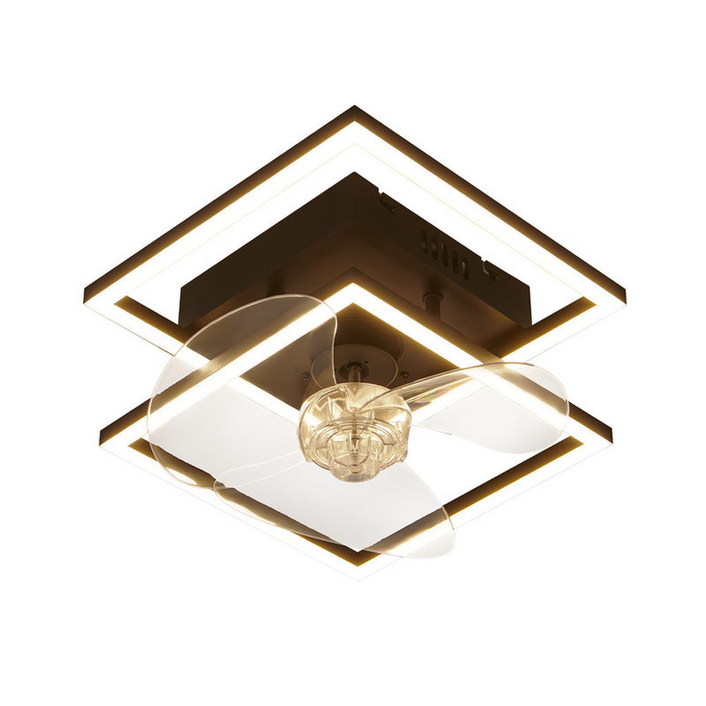 Nettlife LED stropní ventilátor 37/37/16,5 cm