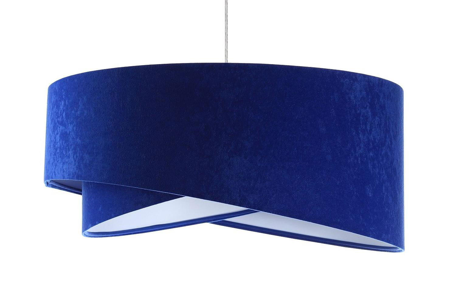 HÄNGELEUCHTE Blau 50/23 cm - Weiß, Kunststoff (50/1.3/23cm) - ONZENO