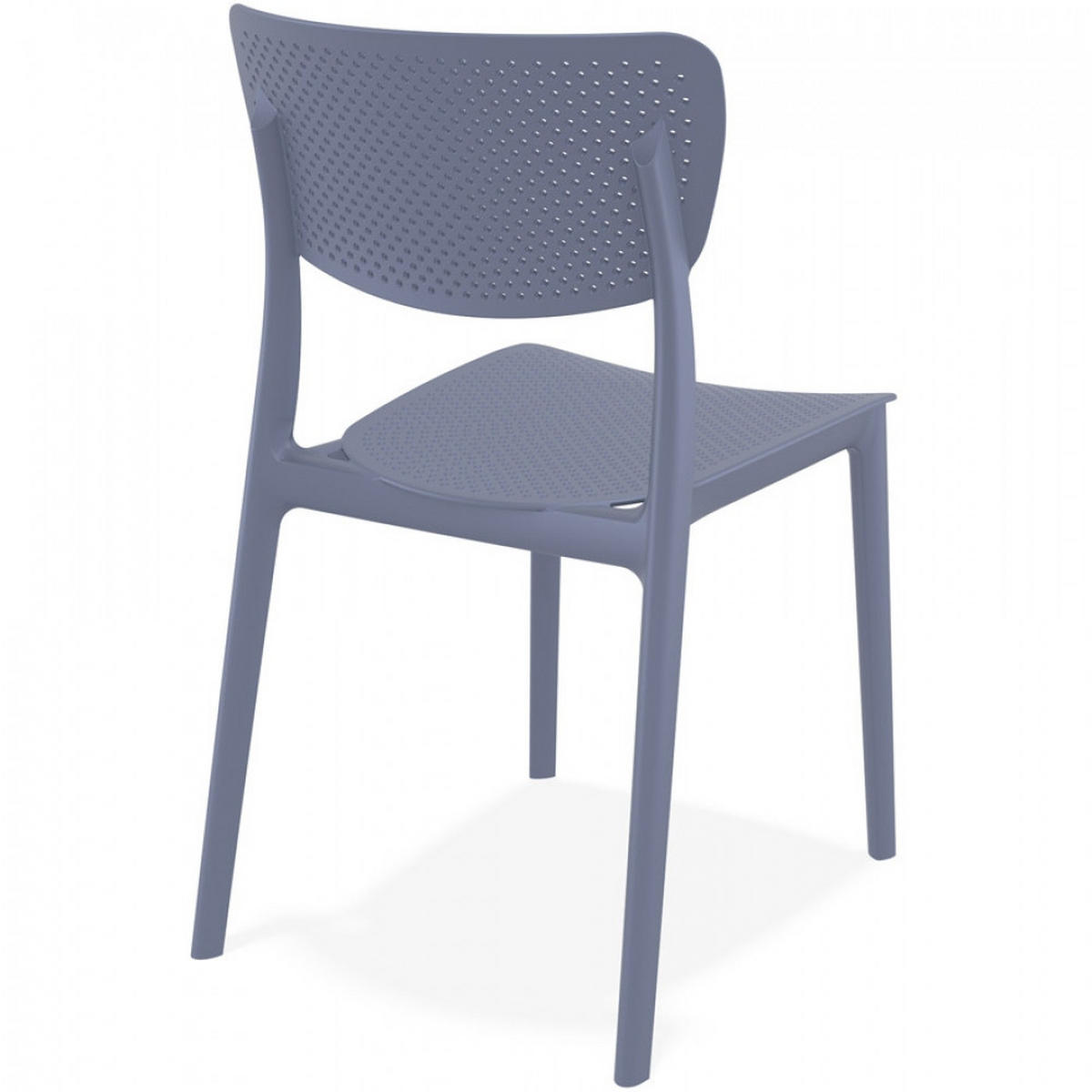 STUHL grau 45x82x53cm - Anthrazit/Grau, Kunststoff (45/82/53cm) - AlterEgo