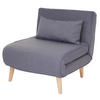 SCHLAFSESSEL Hellgrau - Hellgrau, Textil (75/77/70cm) - MCW
