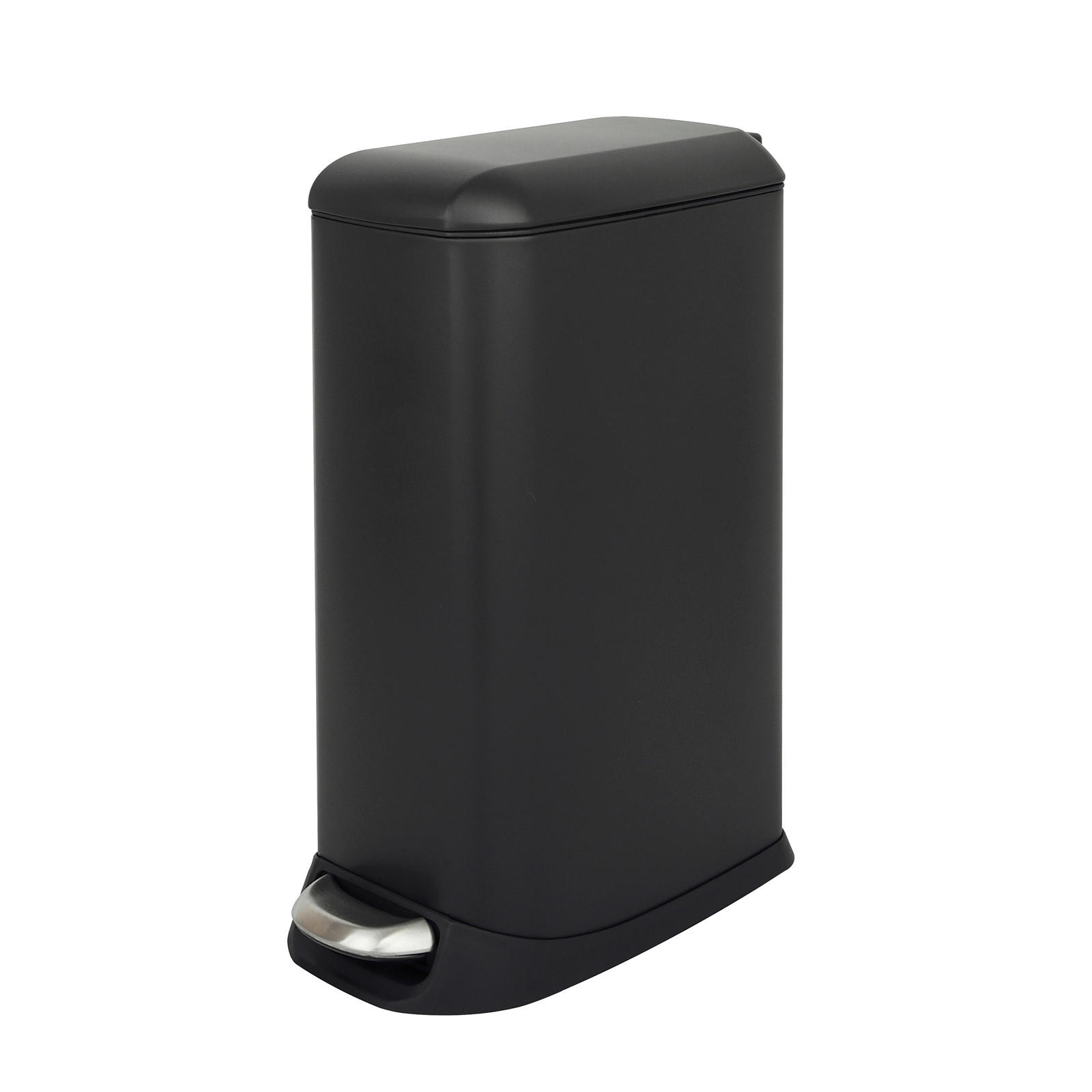 MÜLLEIMER TS20 20l Schwarz - Schwarz, Metall (23.5/55.5/42cm) - SVITA