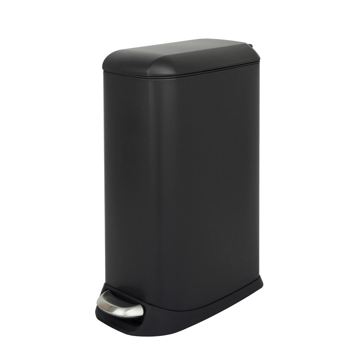 MÜLLEIMER TS20 20l Schwarz - Schwarz, Metall (23.5/55.5/42cm) - SVITA