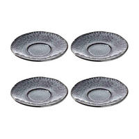 UNTERTASSEN Matera anthrazit ø 15.0 cm 4er Set - Grau, Keramik (15cm) - Leonardo Living