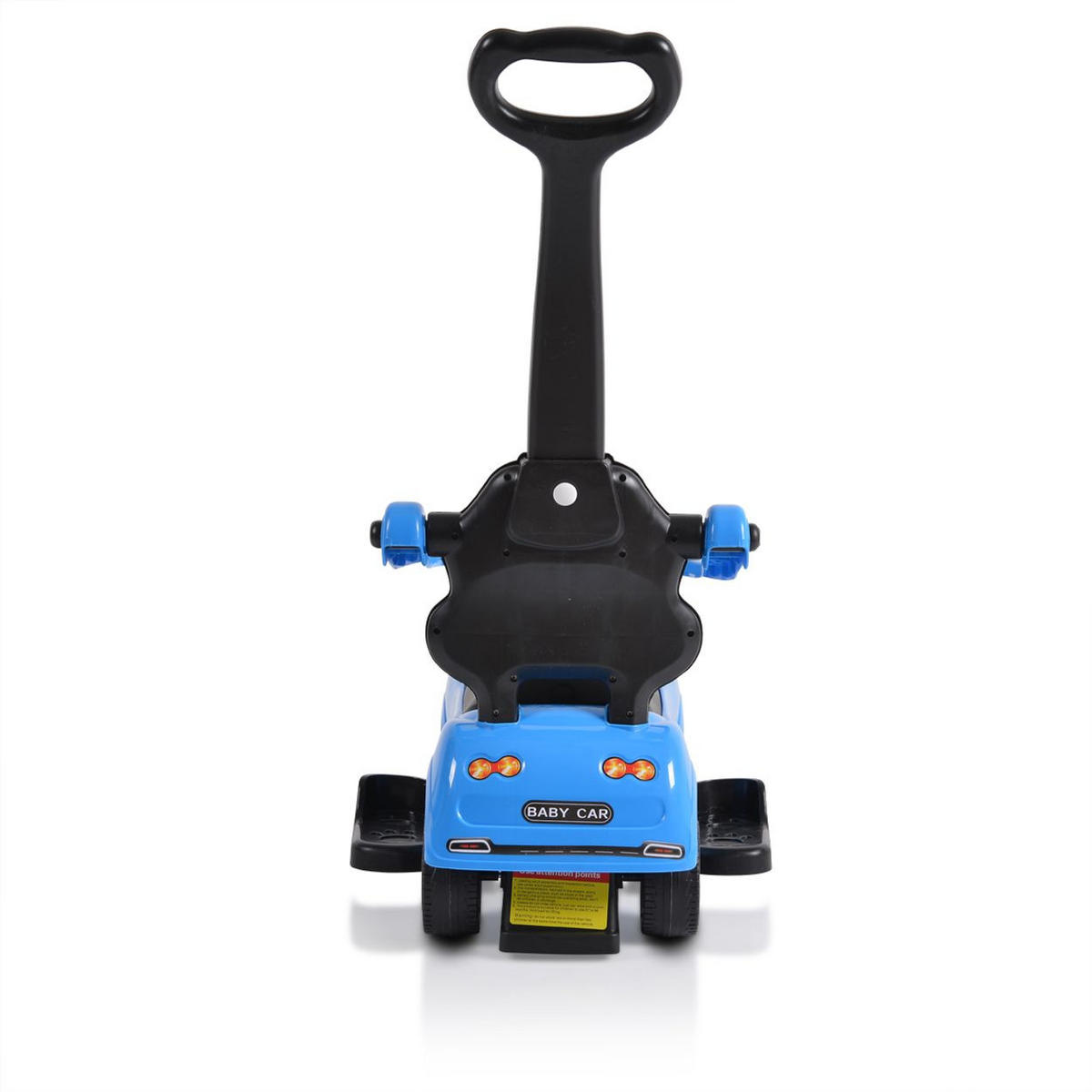 RUTSCHER 2 in 1 Rider 208 blau Rutscher mit Griff, Lehne, Bügel, Fußstütze - Blau, Kunststoff (79/43/90cm) - Moni