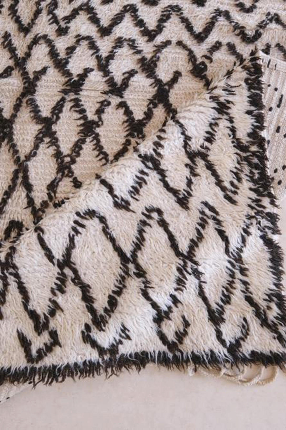 BERBERTEPPICH aus reiner Wolle 181x 320 cm - Weiß, Naturmaterialien (181/320cm) - AFK Living