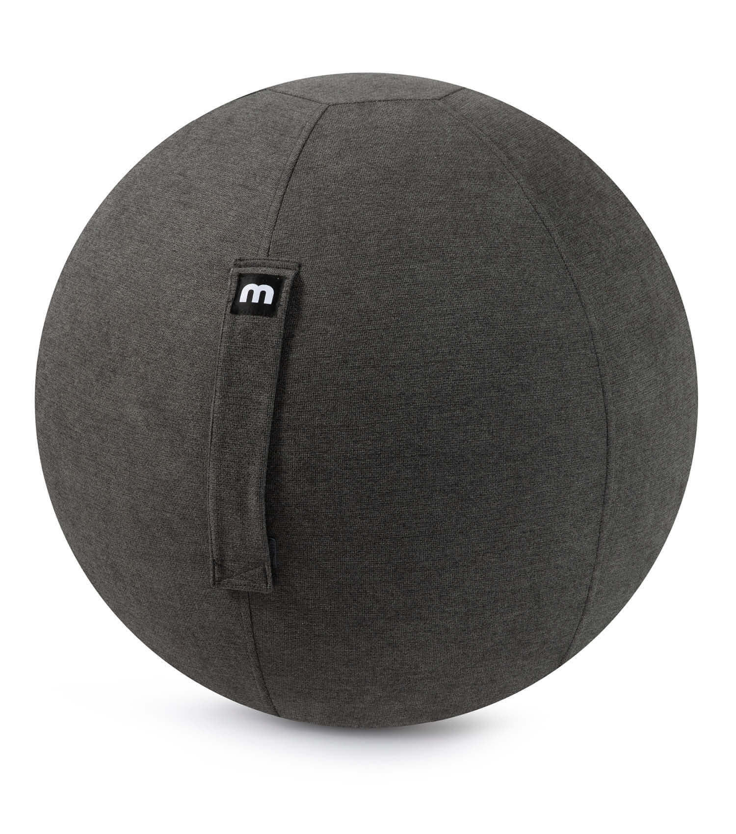 SITZBALL Der Sportliche - Schwarz, Textil (65/65/65cm) - Mokebo