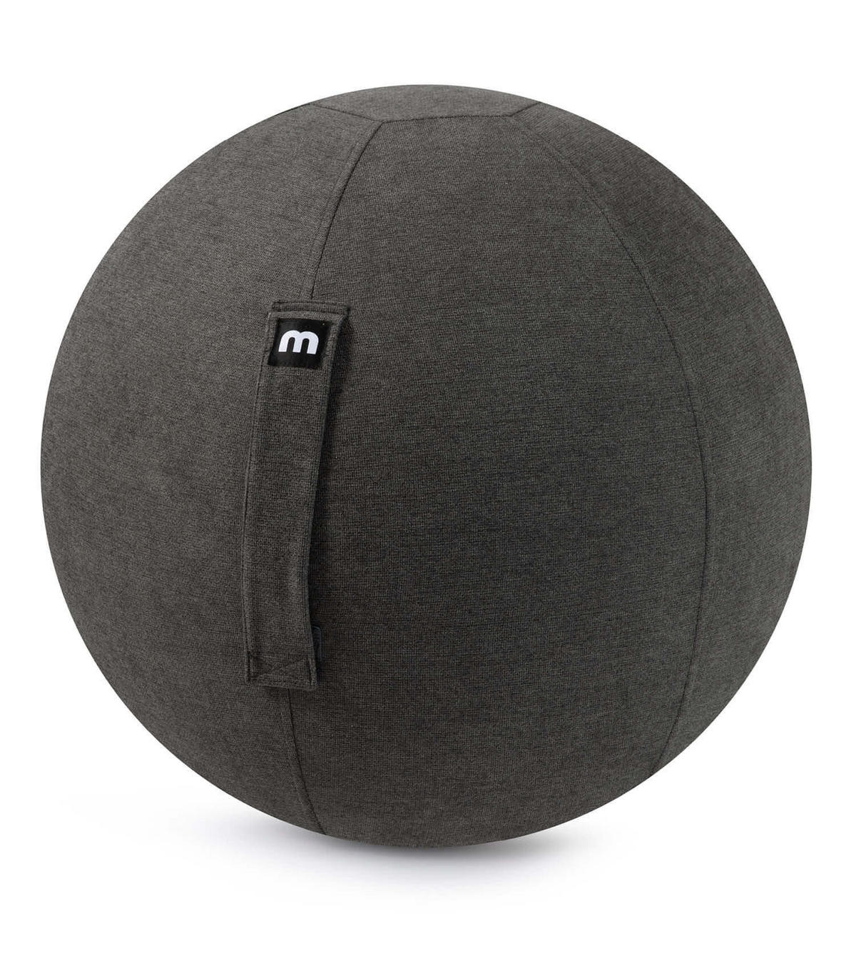 SITZBALL Der Sportliche - Schwarz, Textil (65/65/65cm) - Mokebo