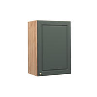 HÄNGESCHRANK Fame-Line Grün-Gold Landhaus 50 cm - Honigeiche/Eiche Wotan, Holzwerkstoff (50/72/34.1cm) - Vicco