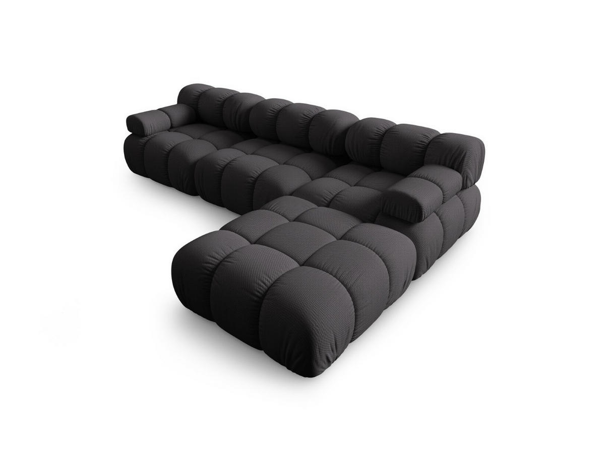 SOFA modular Bellis aus 3D-Stoff Expresso 4 Sitzplätze - Graubraun, Textil (188/70/282cm) - Micadoni