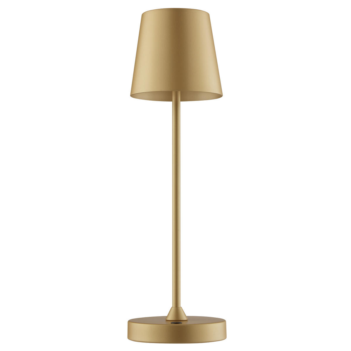 TISCHLEUCHTE Elora Gold matt 11/11/37 cm - Goldfarben, Metall (11/11/37cm) - Brilliant