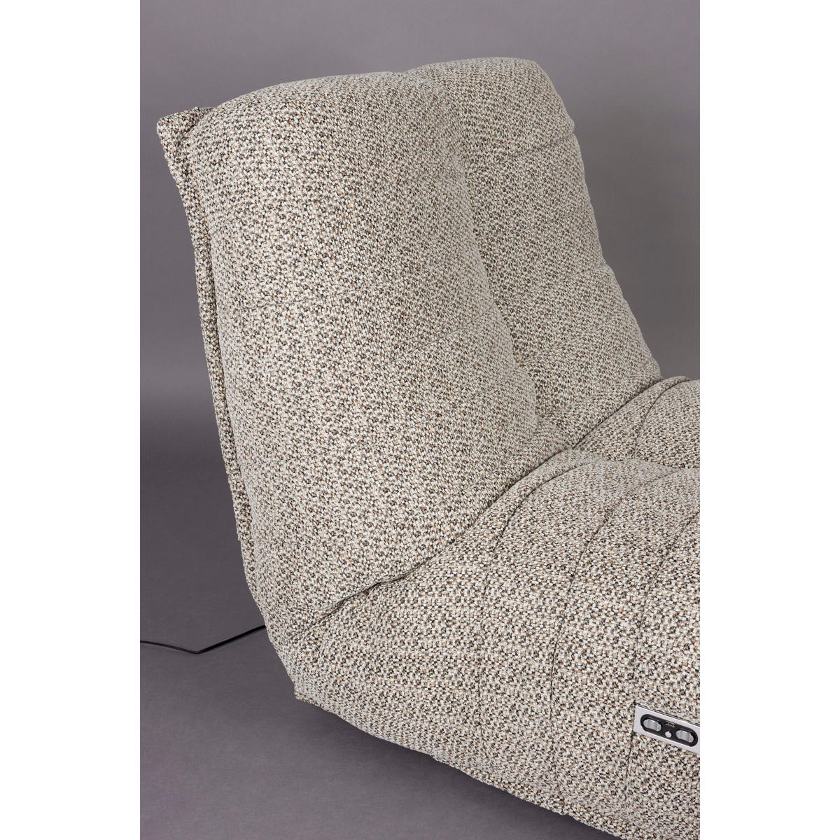 SESSEL Hamilton Elektrischer Cappuccino/ Taupe - Beige, Kunststoff (88/95/114cm) - Dutchbone