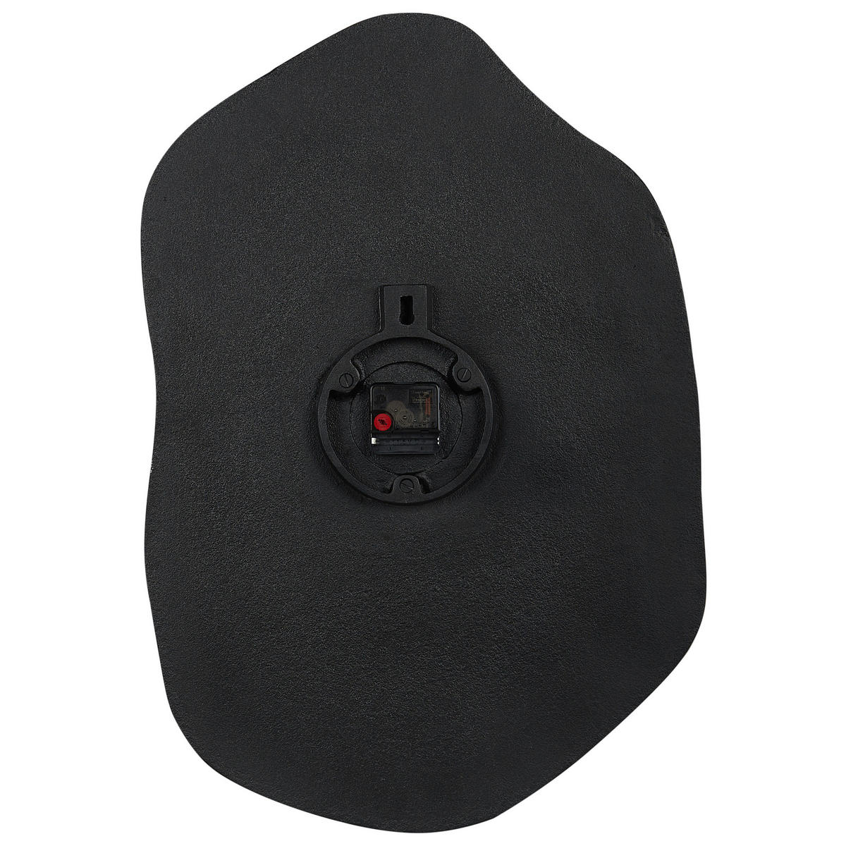 WANDUHR Aluminium schwarz Ganges - Schwarz, Metall (44/64/1cm) - Beliani