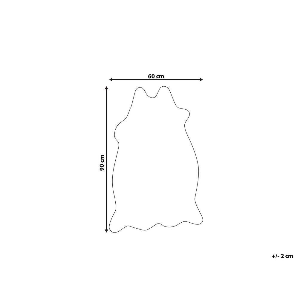 Thumbnail - Beliani Kunstfell-Teppich, Schwarz, Kunststoff, Tiere, Freiform, 60x90 cm, Teppiche & Böden, Teppiche, Fellteppiche