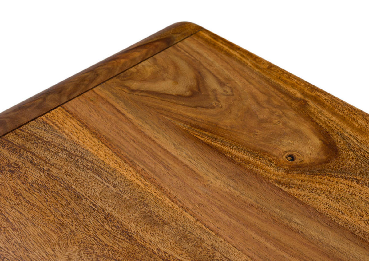 TV-BOARD Sheesham 192x40x48 hellbraun lackiert MAILAND #129 - Braun, Holz (192/48/40cm) - Massivmoebel24