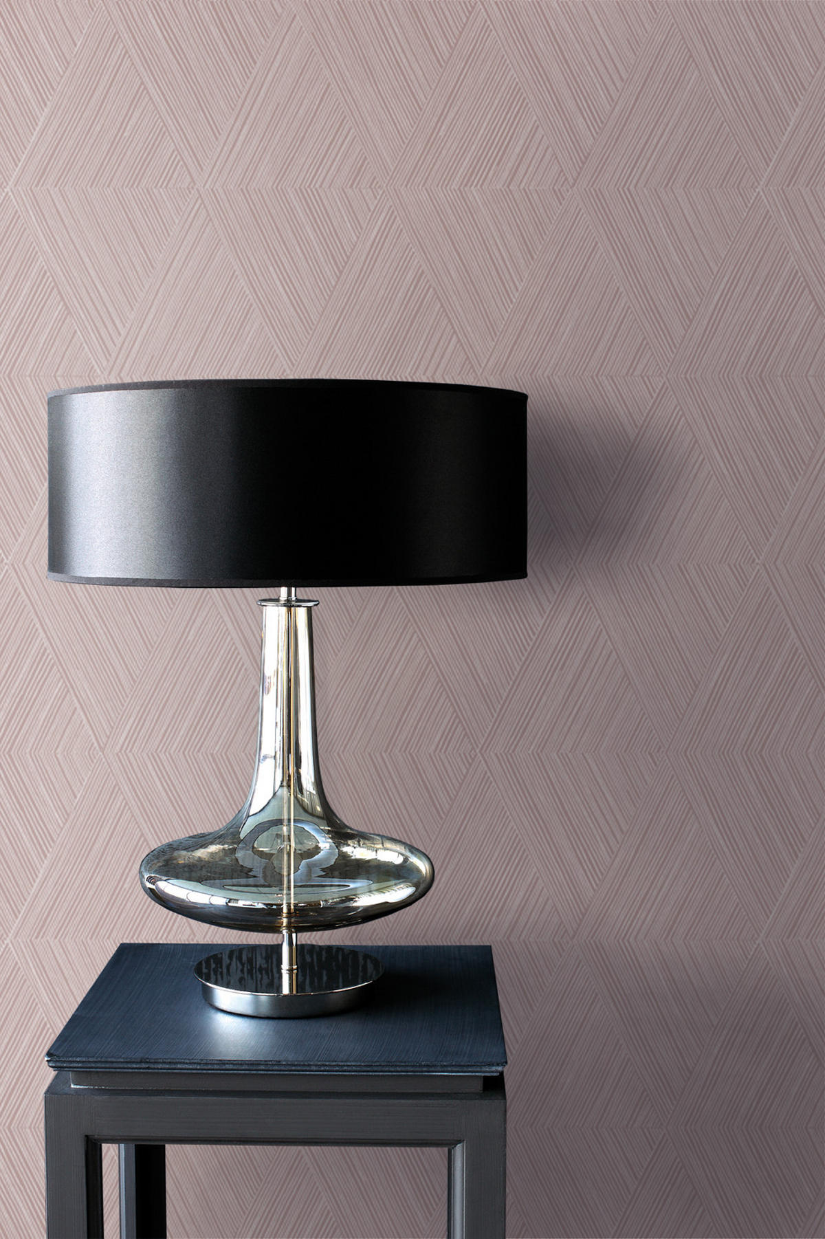 TAPETE 3D-Muster 50 x 900 cm - Pink, Papier (50/900cm) - Origin Wallcoverings
