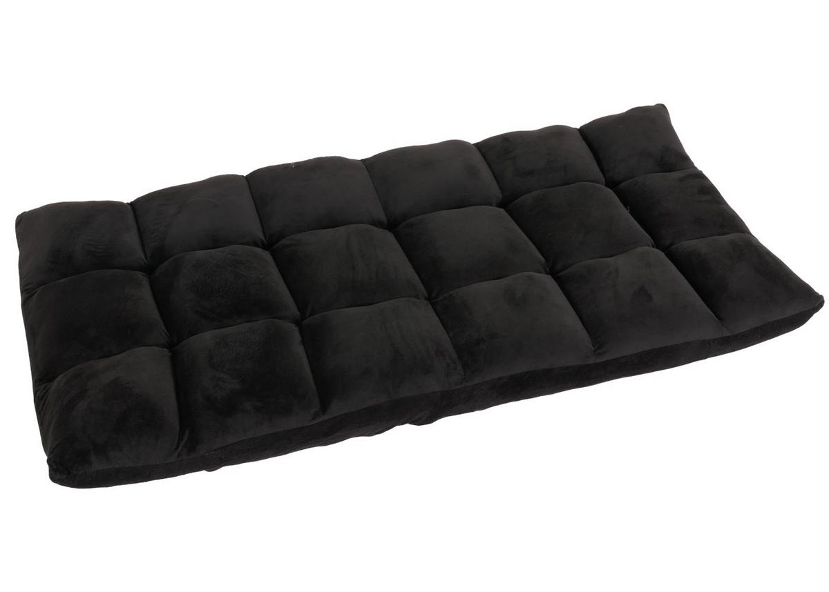 BODENSESSEL Schwarz - Schwarz, Textil (50/55/55cm) - MCW