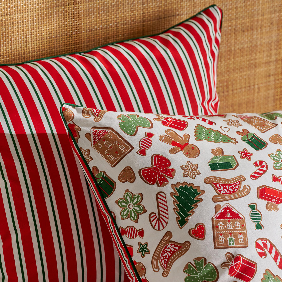 BETTWÄSCHE Baumwoll GINNO, 160x200 cm, Weiß, Winter Weihnachten Bettbezug, Weihnachtsdeko, Christmas, Weihnachtsmotiv - Weiß, Textil (160/200cm) - home&you
