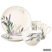 FRÜHSTÜCKS-SET Savona Provence bunt-beige 6er Set - Beige/Multicolor, Keramik (2/2/2cm) - Seltmann Weiden