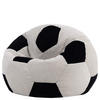 KINDERSITZSACK Fußball - Schwarz, Textil (76/48/76cm) - icon