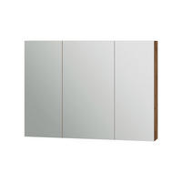 BADSPIEGELSCHRANK Lotta Eiche 99.7 x 73.2 cm mit 3 Türen - Eichefarben, Holzwerkstoff (99.7/73.2/16cm) - Vicco