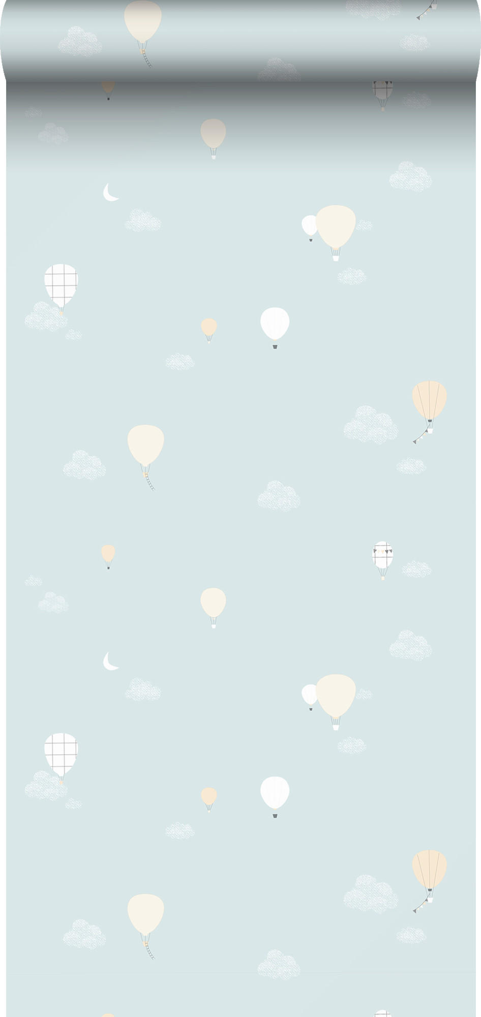 TAPETE Luftballons 53 cm x 10 m - Blau, Papier (53/0.1cm) - Sanders & Sanders