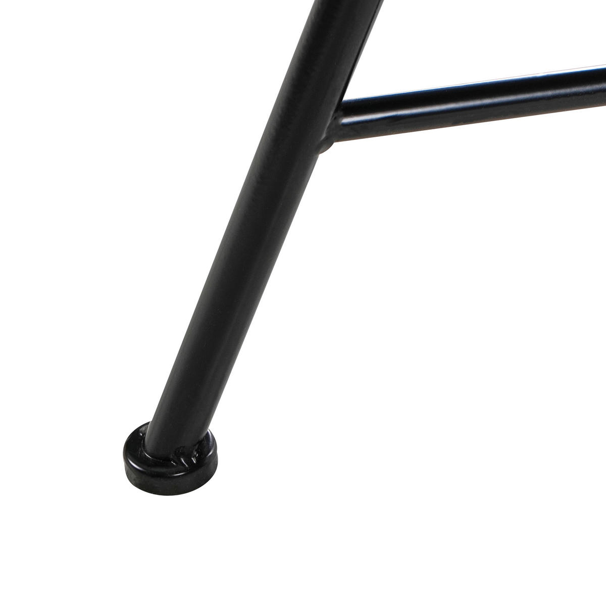 BISTROTISCH 60/60 cm Metall Schwarz Coriano - Schwarz, Metall (60/60/75cm) - Beliani