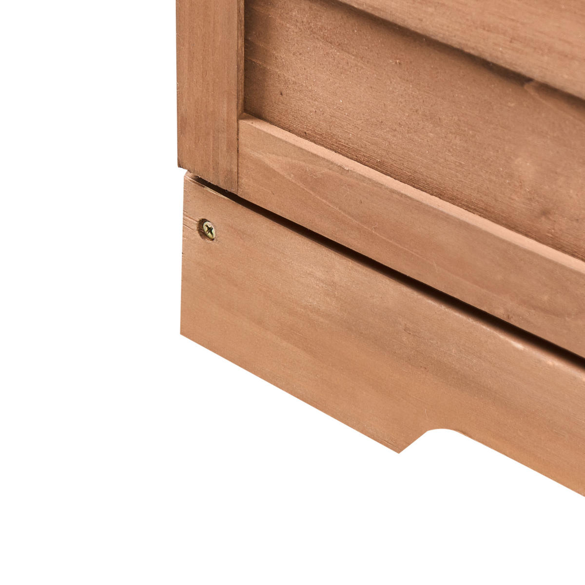 PFLANZTISCH 67/100 cm Tannenholz Braun Tereville - Braun, Holz - Beliani