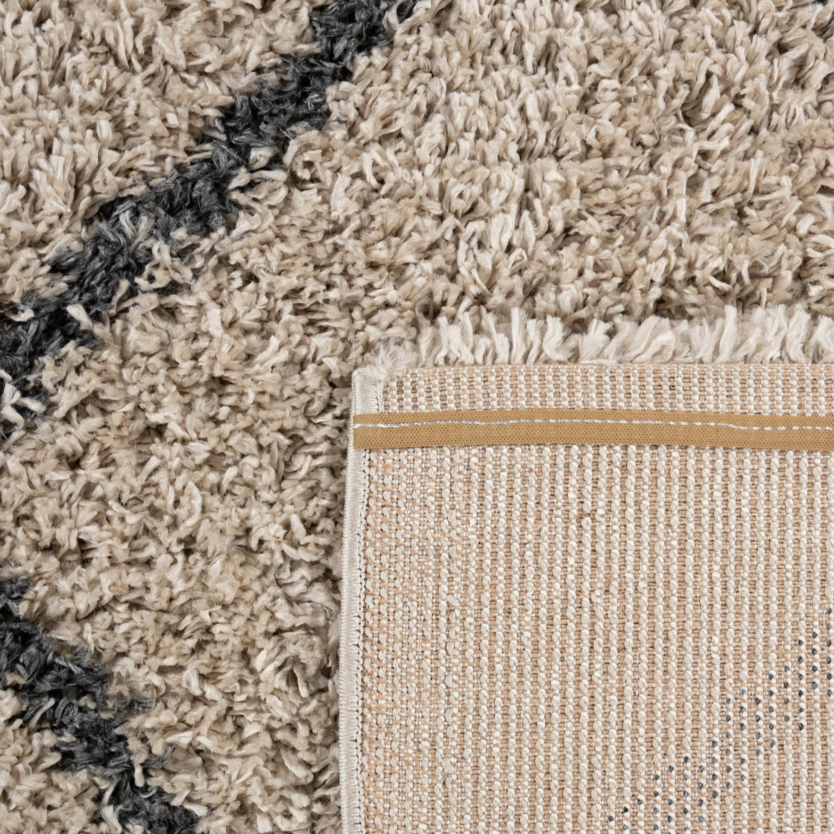 HOCHFLORTEPPICH 120/170 cm Kalmar 441 - Hellbraun, Textil (120/170cm) - Paco Home