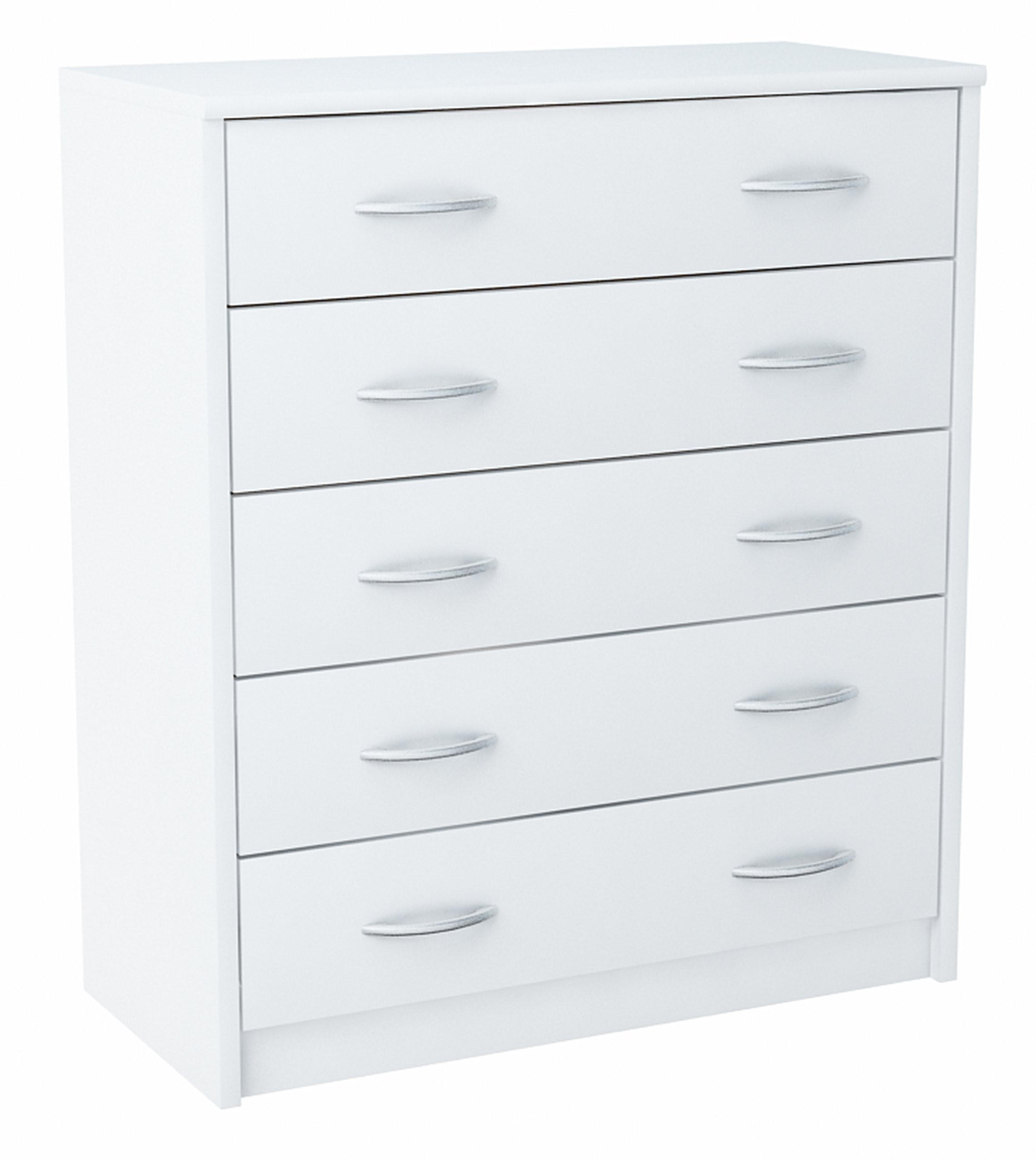 SCHUHSCHRANK 5S Weiß 74/35/85 cm 5 ausklappbare Schuhablagen - Weiß, Holzwerkstoff (74/85/35cm) - Matkam Möbel