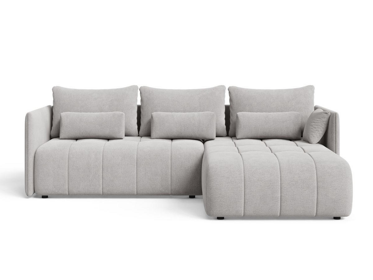 ECKSOFA Ardi Grau - Grau, Holz/Textil (245/182cm) - Graingold