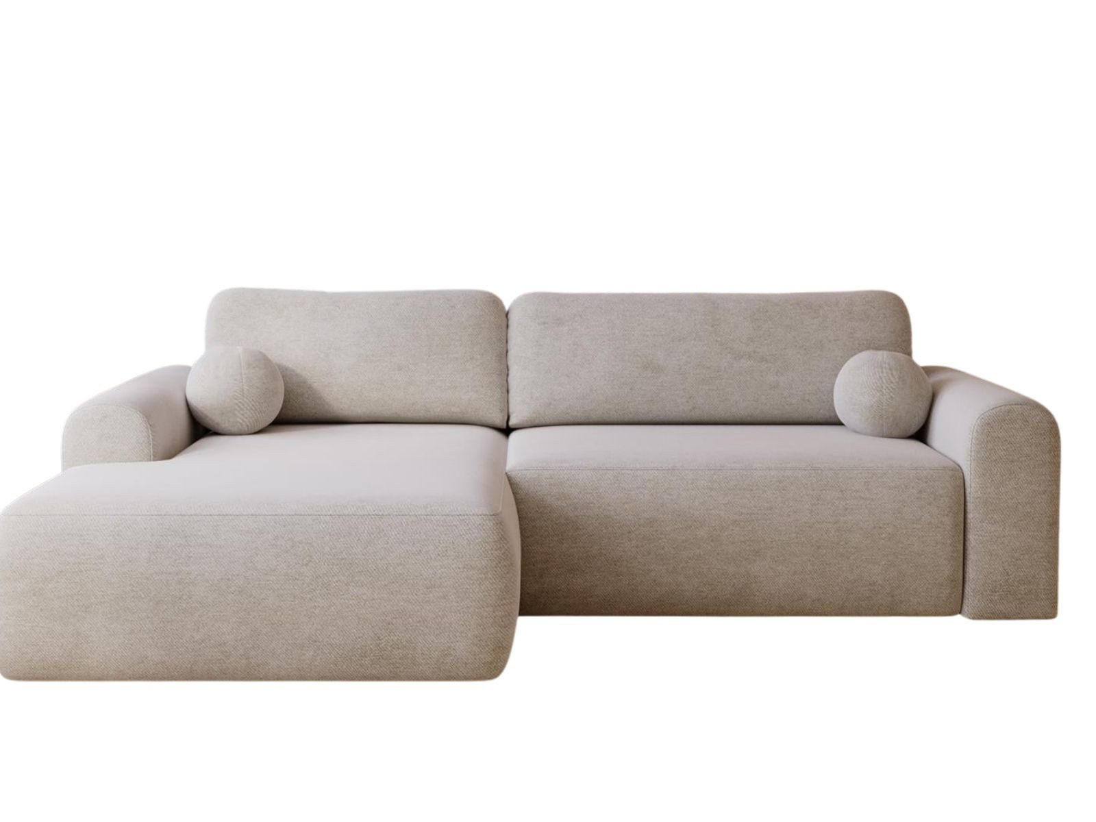 Compleo24 Ecksofa Grau 257x177 cm