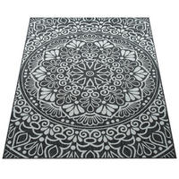 OUTDOORTEPPICH 60/100 cm Coco 205 - Schwarz, Kunststoff (60/100cm) - Paco Home