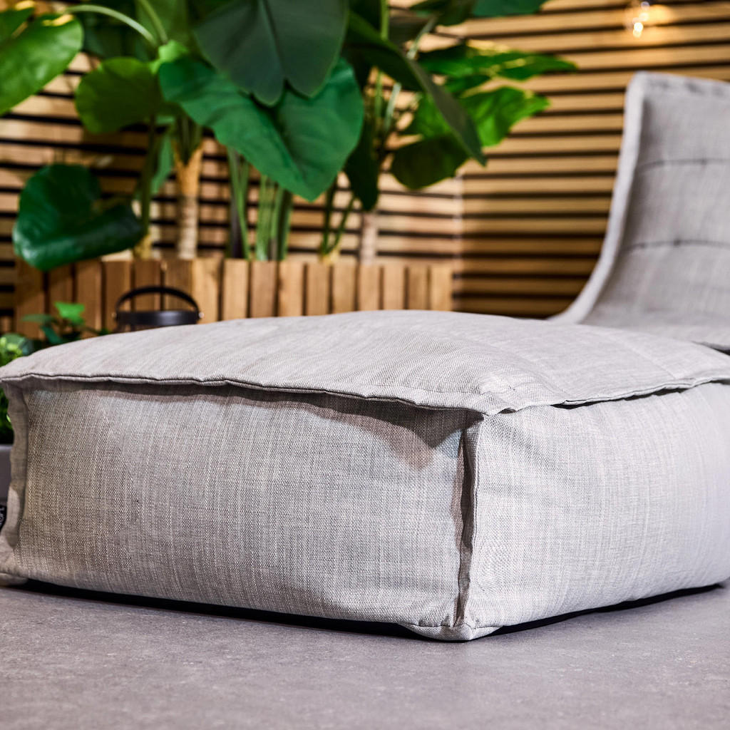 Thumbnail - icon Hocker, Grau, Textil, Quadratisch, 71x32x71 cm, Hergestellt in Deutschland, Oeko-Tex® Standard 100, Reach, Wohnzimm...