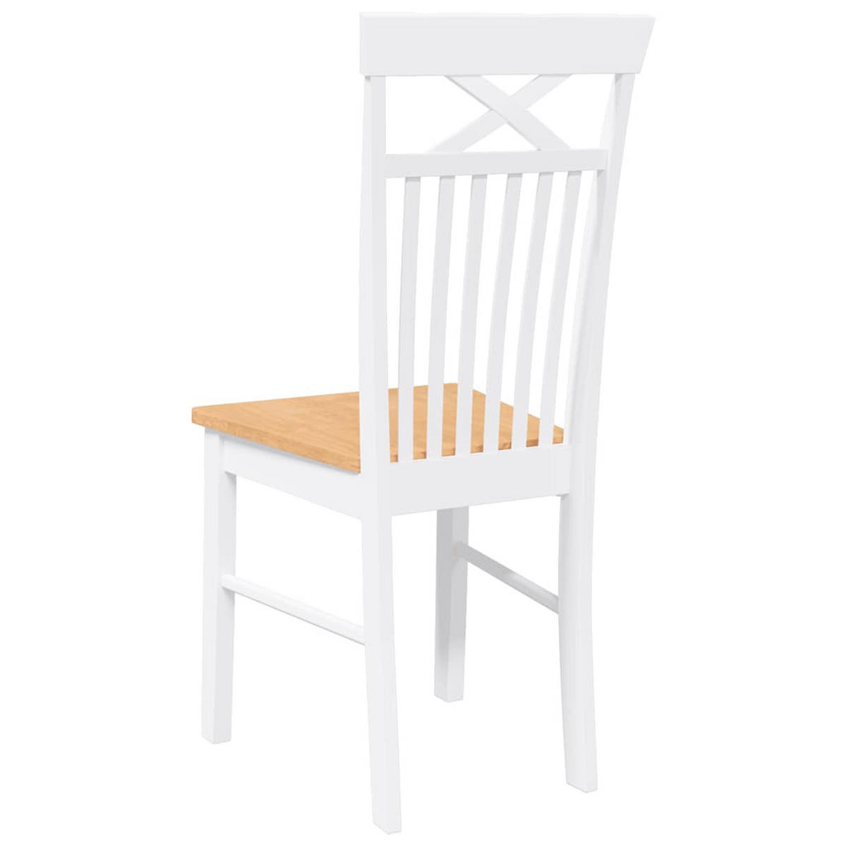 STUHL-SET 2 Stk Zornhain 42.5/94/53.5 cm - Weiß, Holz (42.5/94/53.5cm) - ZMH