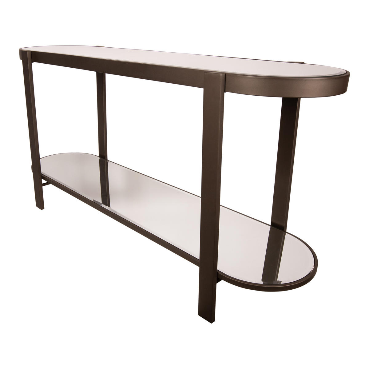 BEISTELLTISCH Yozan Braun 160/44/80cm - Braun, Metall (160/44/80cm) - PTMD Collection
