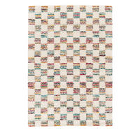 SCHACHBRETTMUSTER-TEPPICH - Spoti - 160 cm x 230 cm - Multicolor, Kunststoff (160/230cm) - Drawer