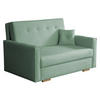 SCHLAFSOFA Viva Sonic II - Türkis/Schwarz, Holz/Textil (133/85/100cm) - MIRJAN24