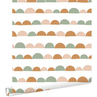 TAPETE grafisches Motiv 53 cm x 10.05 m - Weiß, Papier (53/0.1cm) - ESTAhome