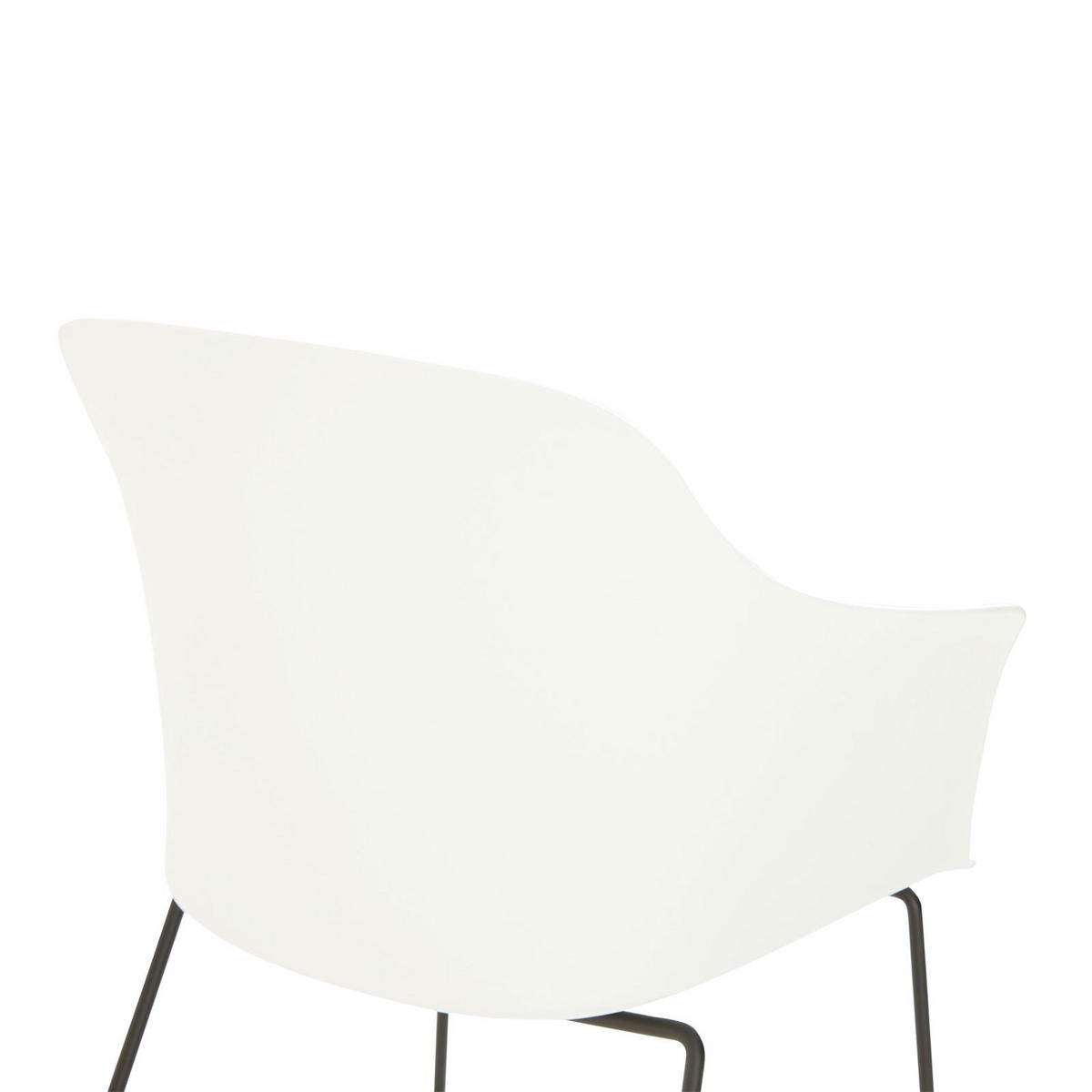 GARTENSTÜHLE FORO 4ER-SET - Weiß, Textil (58/82/52cm) - IDIMEX